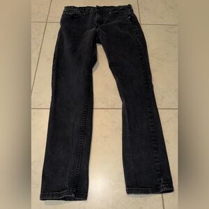 Levi’s 511 Slim Fit Jeans - Faded Black Washed Denim - 31x30
